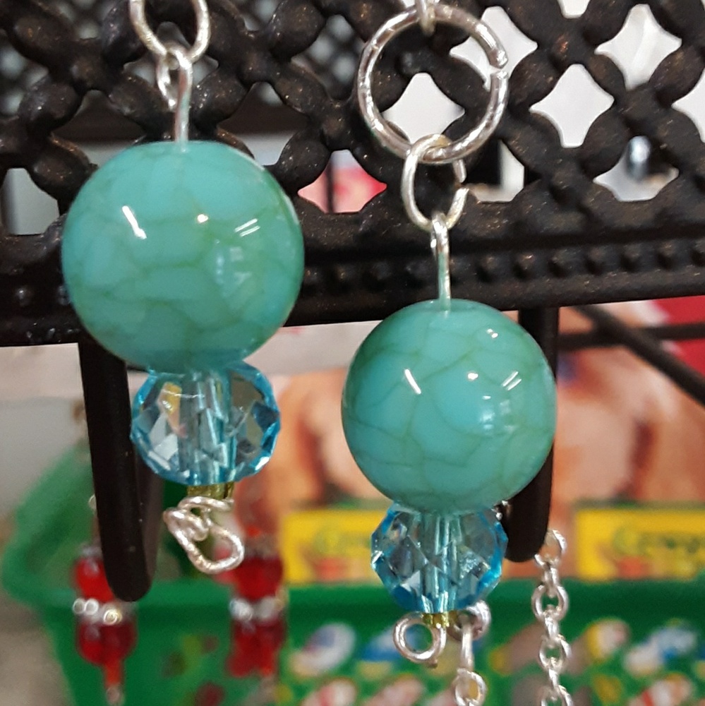 Glass Beaded Earrings
